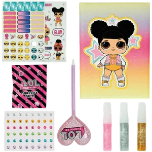 Conjunto de Monedero y Joyas LOL Surprise Glitter On Haz tu propios Brazaletes